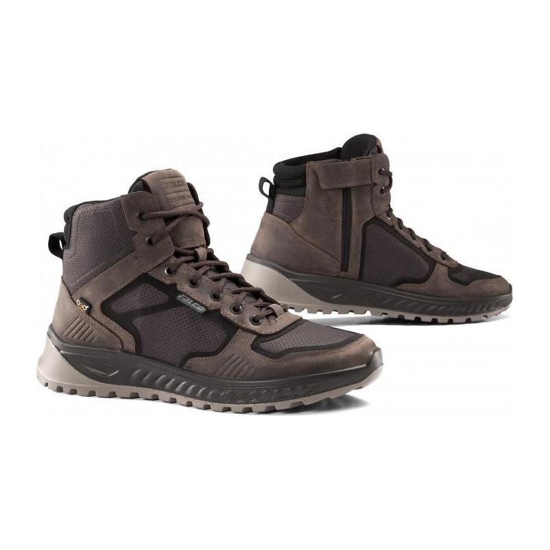 Falco Ace Leather / Textile Short Boots Brown