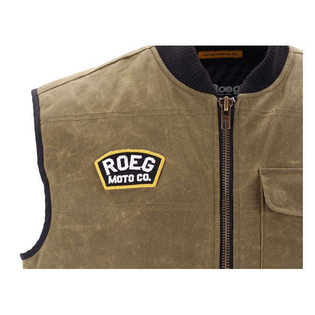 Roeg Brad Vest Army - FREE UK Shipping, FREE 365 Day Returns | Moto Central