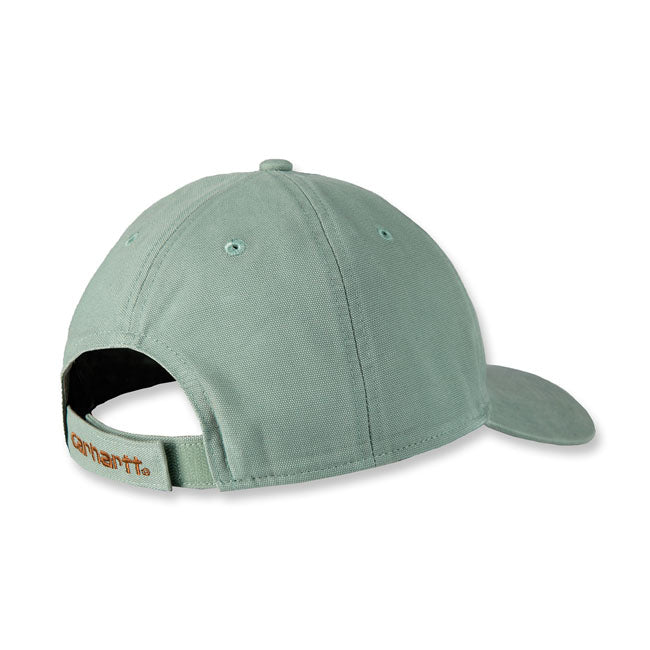 Carhartt Odessa Canvas Cap Jade - FREE UK Shipping, FREE 365 Day Returns | Moto Central