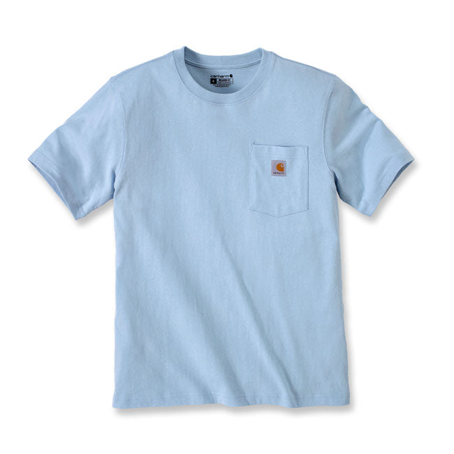 Carhartt Workwear Pocket T-Shirt Moonstone - FREE UK Shipping, FREE 365 Day Returns | Moto Central