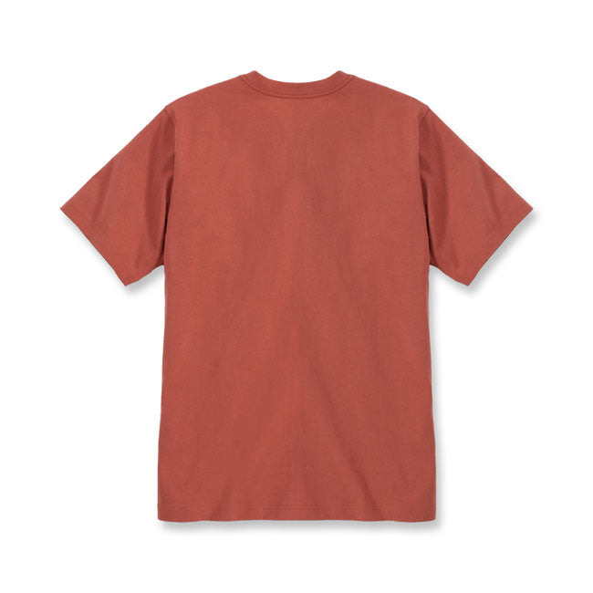 Carhartt Workwear Pocket T-Shirt Terracotta - FREE UK Shipping, FREE 365 Day Returns | Moto Central