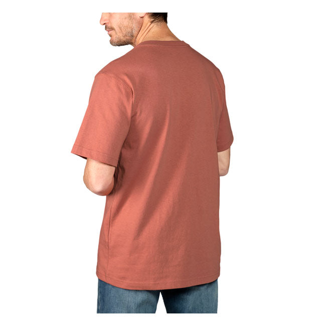 Carhartt Workwear Pocket T-Shirt Terracotta - FREE UK Shipping, FREE 365 Day Returns | Moto Central