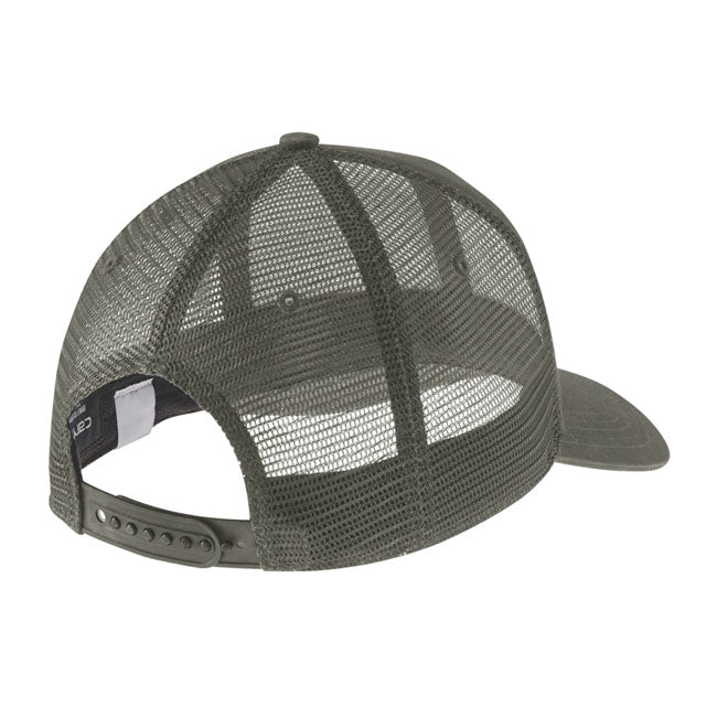 Carhartt Canvas Mesh Back Cap Moss - FREE UK Shipping, FREE 365 Day Returns | Moto Central