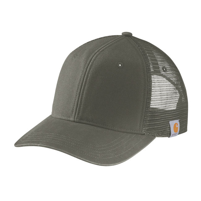 Carhartt Canvas Mesh Back Cap Moss  - FREE UK Delivery - Moto Central