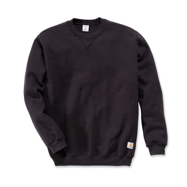 Carhartt Midweight Sweatshirt Black - FREE UK Shipping, FREE 365 Day Returns | Moto Central