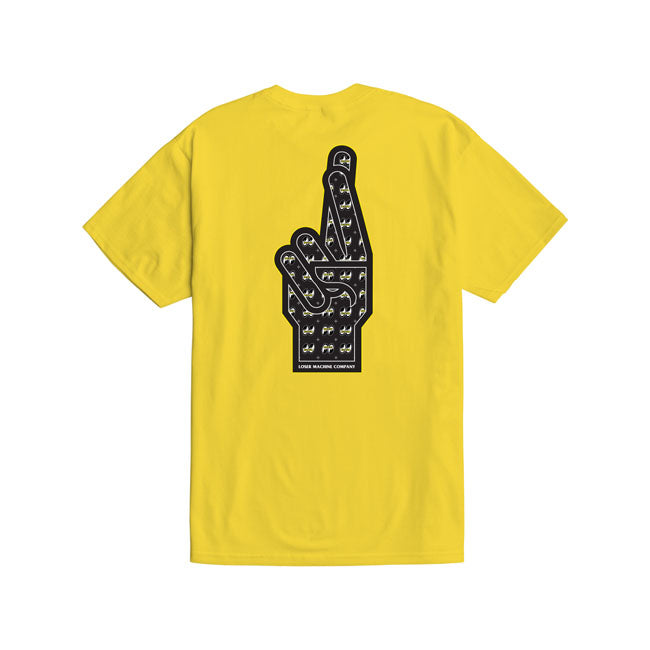 Loser Machine X Mooneyes California Built T-Shirt Yellow