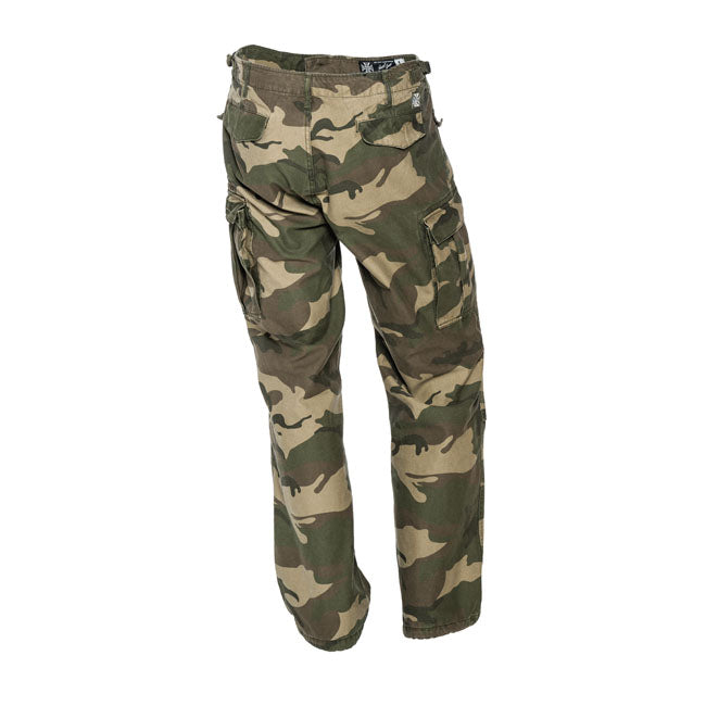 West Coast Choppers M-65 Cargo Trouser Camouflage - FREE UK Shipping, FREE 365 Day Returns | Moto Central