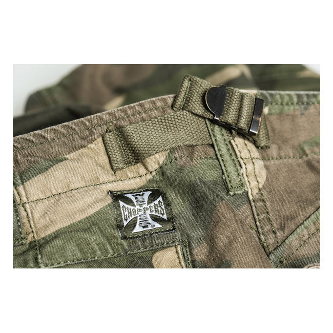 West Coast Choppers M-65 Cargo Trouser Camouflage - FREE UK Shipping, FREE 365 Day Returns | Moto Central