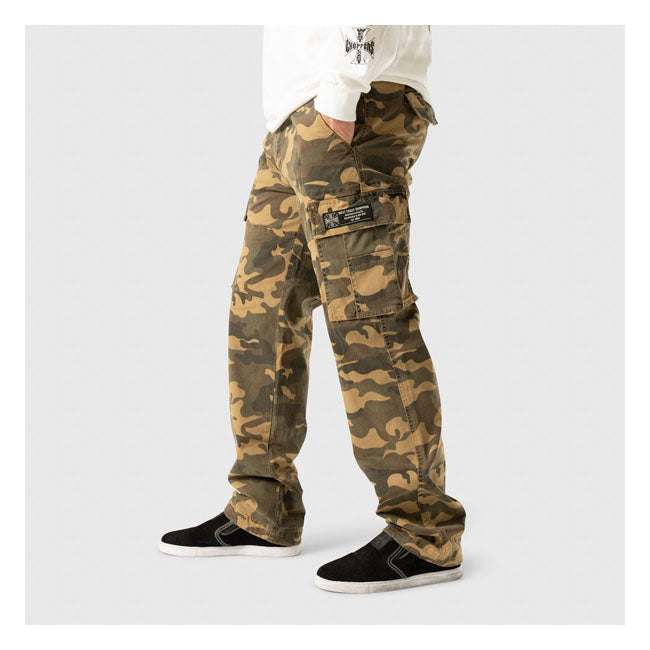 West Coast Choppers M-65 Cargo Trouser Camouflage - FREE UK Shipping, FREE 365 Day Returns | Moto Central