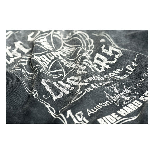 West Coast Choppers Ride Hard Sucker Vintage T-Shirt Black