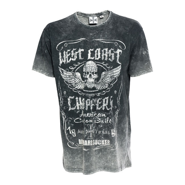 West Coast Choppers Ride Hard Sucker Vintage T-Shirt Black