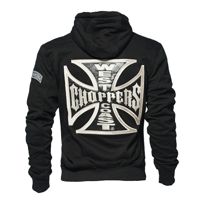 West Coast Choppers OG Classic Panel Zip Hoodie Black