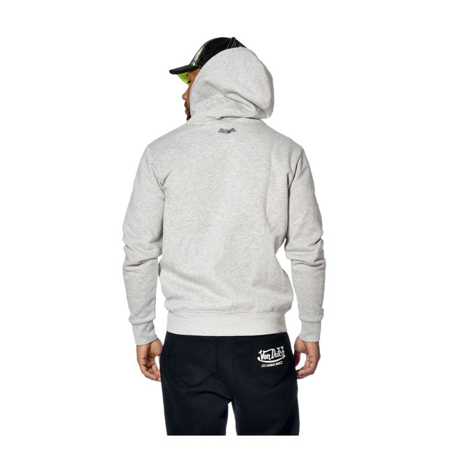 Von Dutch Sliman Zipped Hoodie - FREE UK Shipping, FREE 365 Day Returns | Moto Central