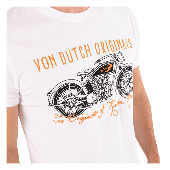 Von Dutch Spot T-Shirt - FREE UK Shipping, FREE 365 Day Returns | Moto Central