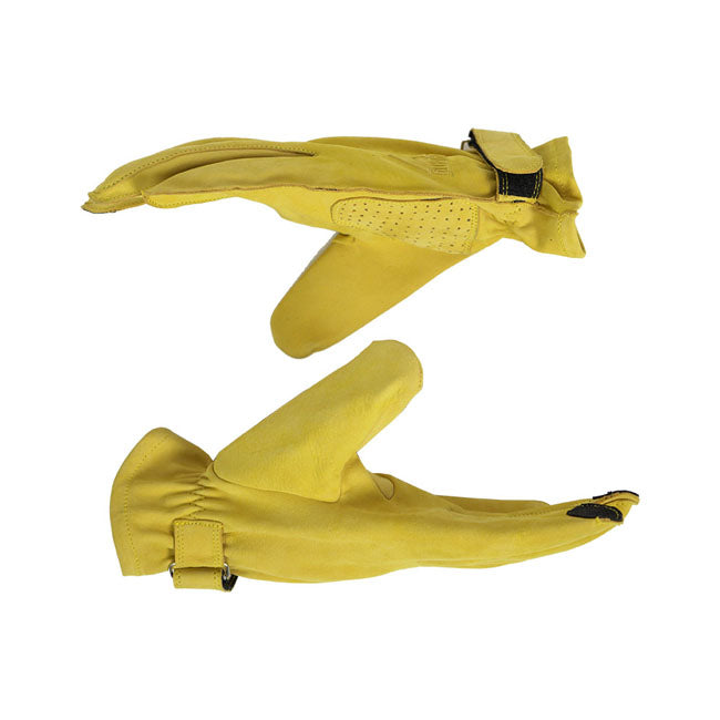 ByCity Texas Gloves Yellow  - FREE UK Shipping, FREE 365 Day Returns | Moto Central