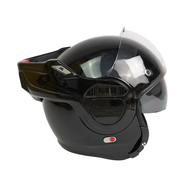 ByCity 180 Tech Convertible Helmet Black Shiny - FREE UK Shipping, FREE 365 Day Returns | Moto Central