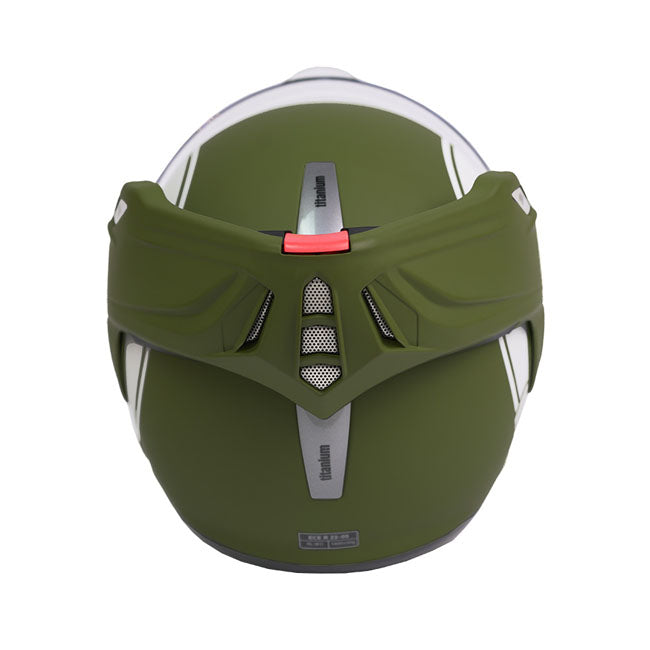 ByCity 180 Tech Convertible Helmet Green - FREE UK Shipping, FREE 365 Day Returns | Moto Central