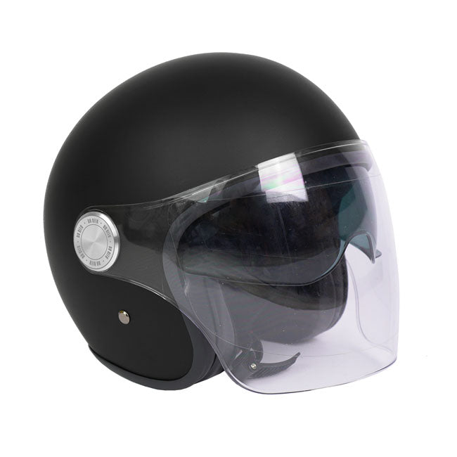 ByCity The City Open Face Helmet Matt Black