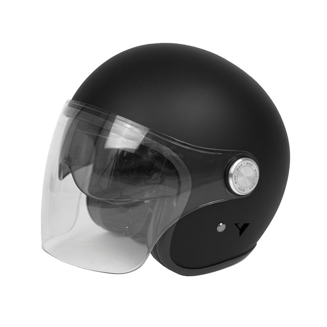 ByCity The City Open Face Helmet Matt Black