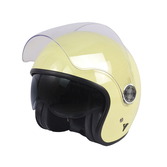 ByCity The City Open Face Helmet Beige Shiny