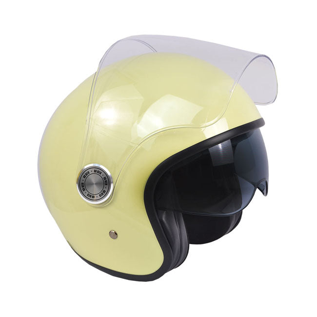 ByCity The City Open Face Helmet Beige Shiny