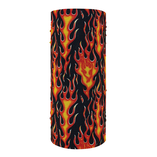 ZAN Headgear Polyester Motley Tube Classic Flames - FREE UK Shipping, FREE 365 Day Returns | Moto Central