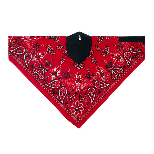 ZAN Headgear Neodanna Mask Red Paisley