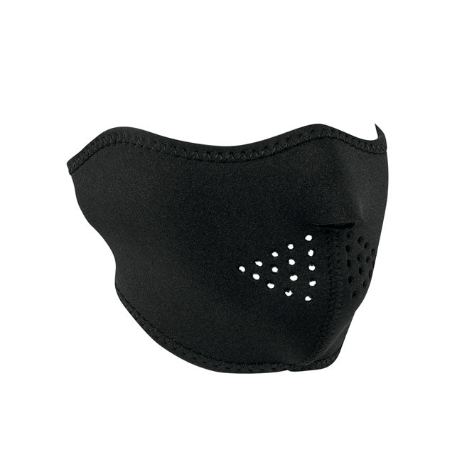 ZAN Headgear Neoprene Half Mask Black - FREE UK Shipping, FREE 365 Day Returns | Moto Central