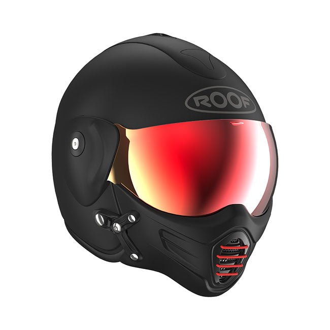 Roof Roadster Iron Helmet Matt Black / Red