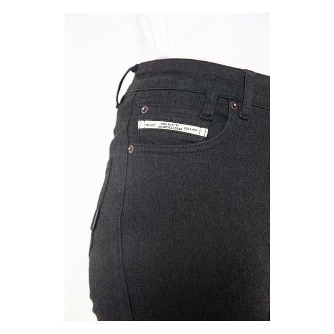 John Doe Ruby Ladies Jeans Black - FREE UK Shipping, FREE 365 Day Returns | Moto Central