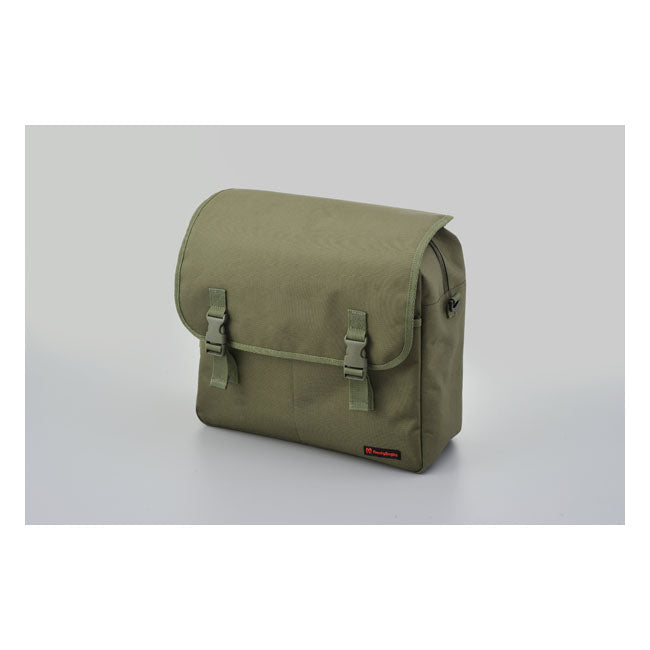 Daytona Henleybegins Saddlebag. 15 Liter. Khaki - FREE UK Shipping, FREE 365 Day Returns | Moto Central