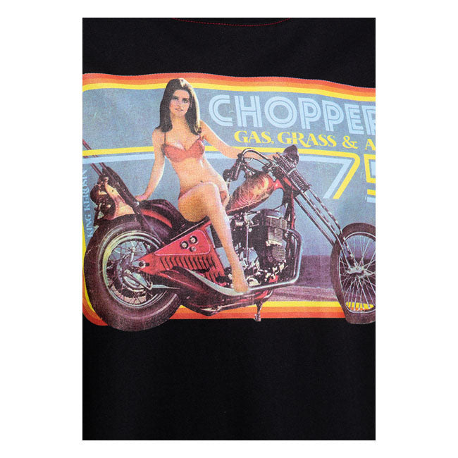 King Kerosin Bikini Chopper T-Shirt - FREE UK Shipping, FREE 365 Day Returns | Moto Central