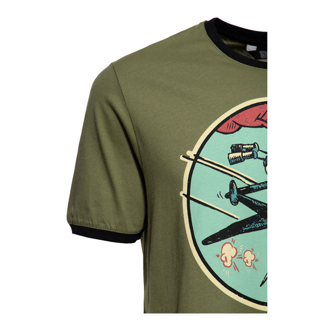 King Kerosin Airforce 42 T-Shirt - FREE UK Shipping, FREE 365 Day Returns | Moto Central