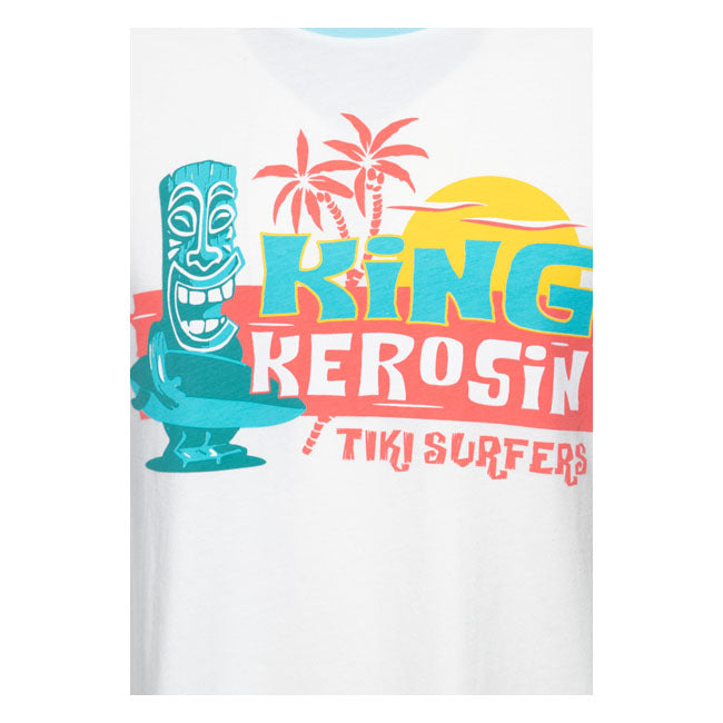 King Kerosin Tiki Surfers T-Shirt - FREE UK Shipping, FREE 365 Day Returns | Moto Central