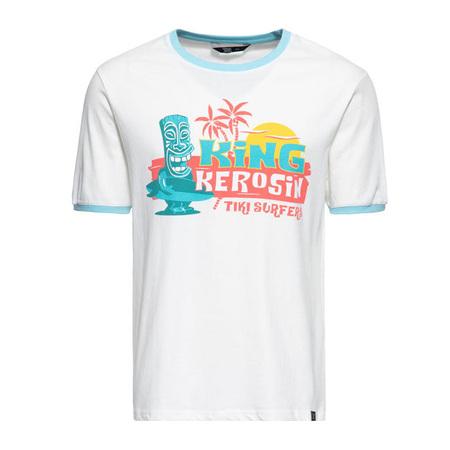 King Kerosin Tiki Surfers T-Shirt - FREE UK Shipping, FREE 365 Day Returns | Moto Central