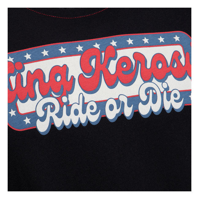 King Kerosin F**k You Lets Ride T-Shirt - FREE UK Shipping, FREE 365 Day Returns | Moto Central