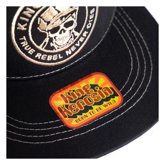 King Kerosin True Rebel Trucker Cap - FREE UK Shipping, FREE 365 Day Returns | Moto Central