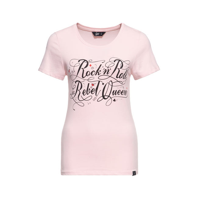 King Kerosin Queen Kerosin Rock'N Roll Queen Ladies T-Shirt Pink