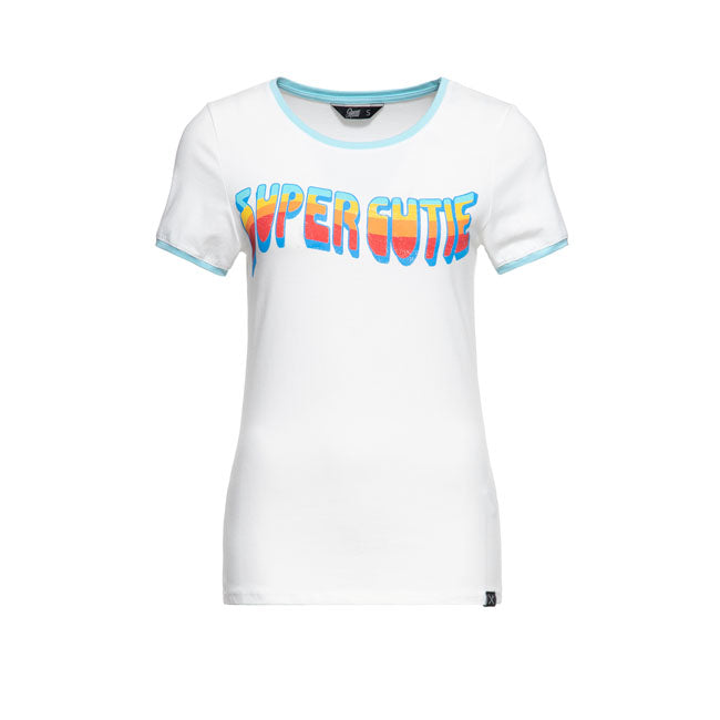 King Kerosin Queen Kerosin Super Cutie Ladies T-Shirt Off-White