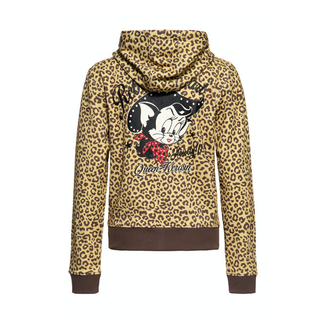 King Kerosin Queen Kerosin Weste Leopard Ladies Hoodie