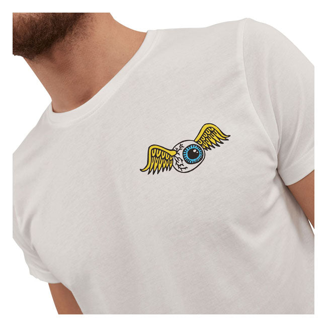 Von Dutch Eye T-Shirt White - FREE UK Shipping, FREE 365 Day Returns | Moto Central