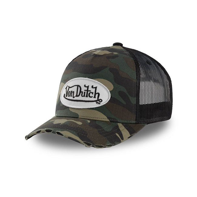 Von Dutch Logo Cap Camouflage