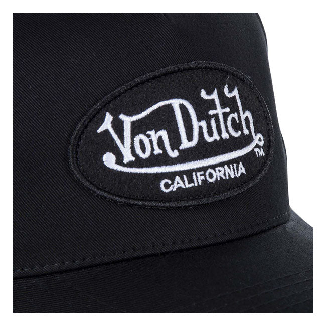 Von Dutch Logo Cap Black