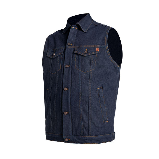 John Doe Denim Vest RAW Blue LE - FREE UK Shipping, FREE 365 Day Returns | Moto Central