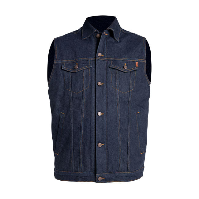 John Doe Denim Vest RAW Blue LE - FREE UK Shipping, FREE 365 Day Returns | Moto Central