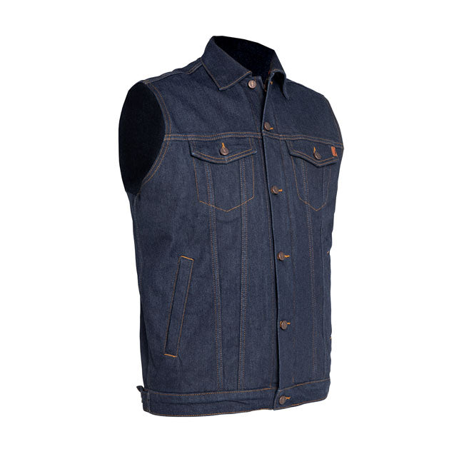 John Doe Denim Vest RAW Blue LE - FREE UK Shipping, FREE 365 Day Returns | Moto Central