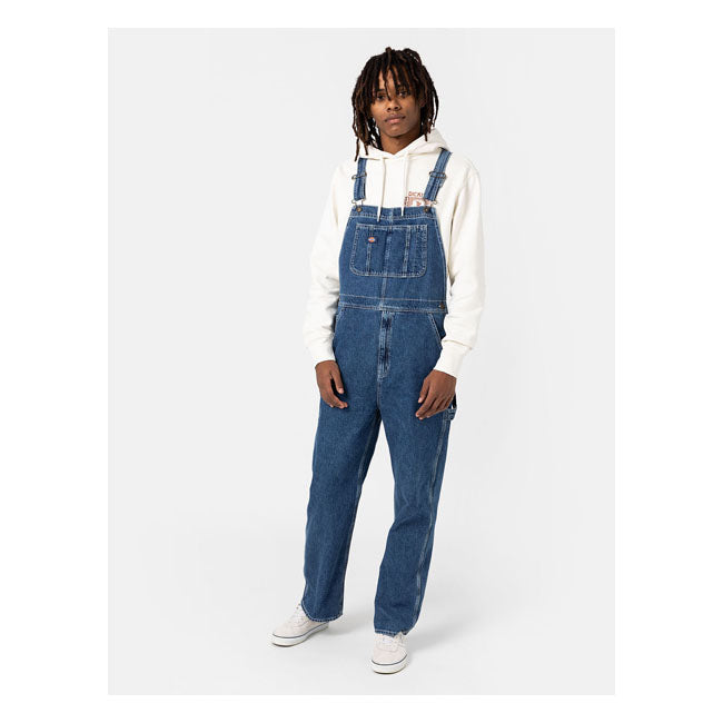 Dickies Bib Overall Classic Blue - FREE UK Shipping, FREE 365 Day Returns | Moto Central