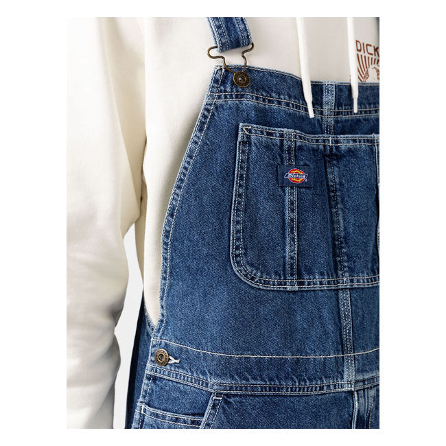 Dickies Bib Overall Classic Blue - FREE UK Shipping, FREE 365 Day Returns | Moto Central