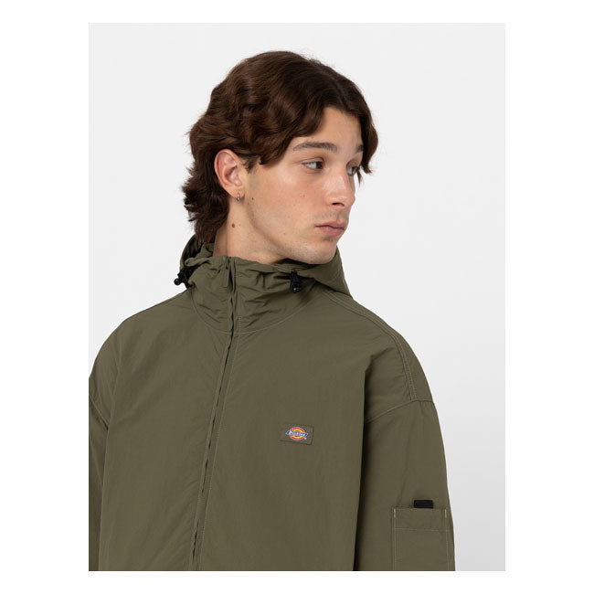 Dickies Jackson Jacket Military Green  - FREE UK Delivery - Moto Central