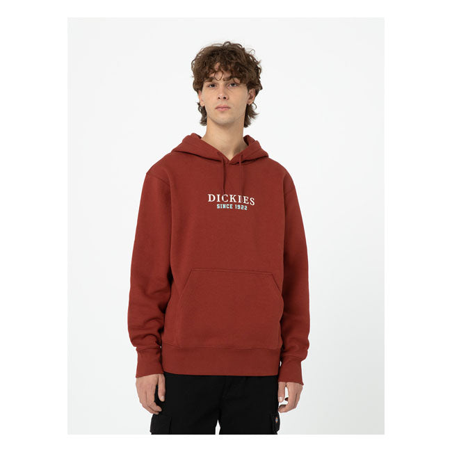 Dickies Park Hoodie Fired Brick